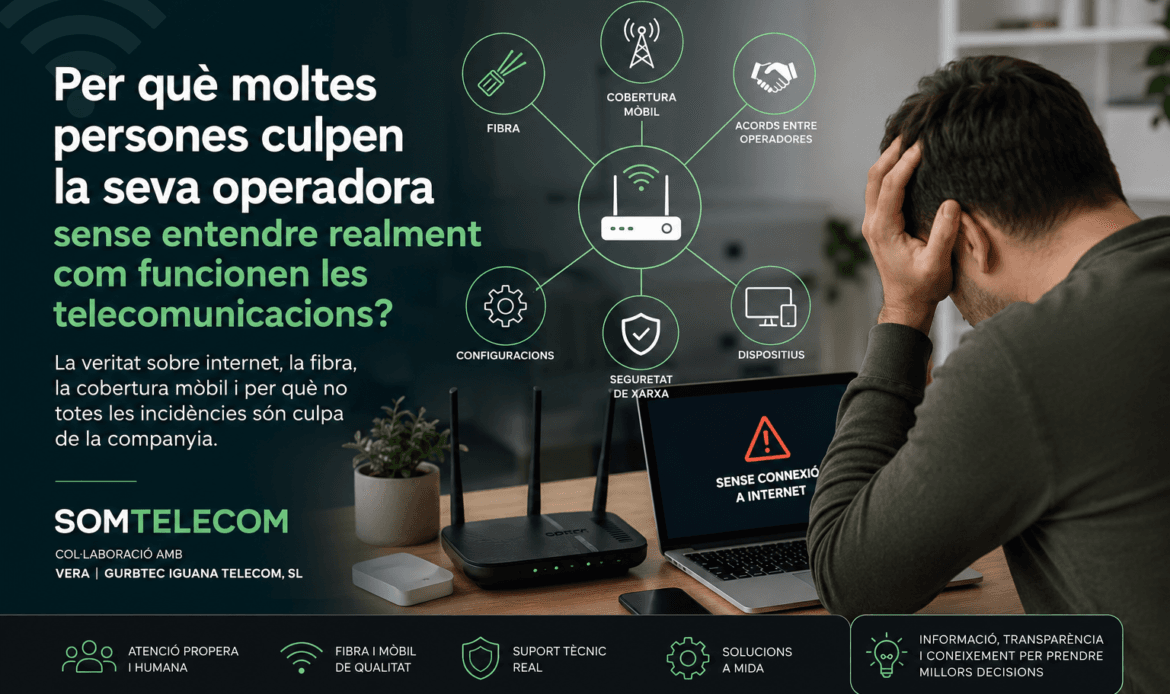 Per què moltes persones culpen la seva operadora sense entendre realment com funcionen les telecomunicacions?