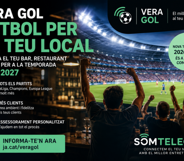 Vera Gol per a bars: prepara el teu local per a la temporada 2026-2027