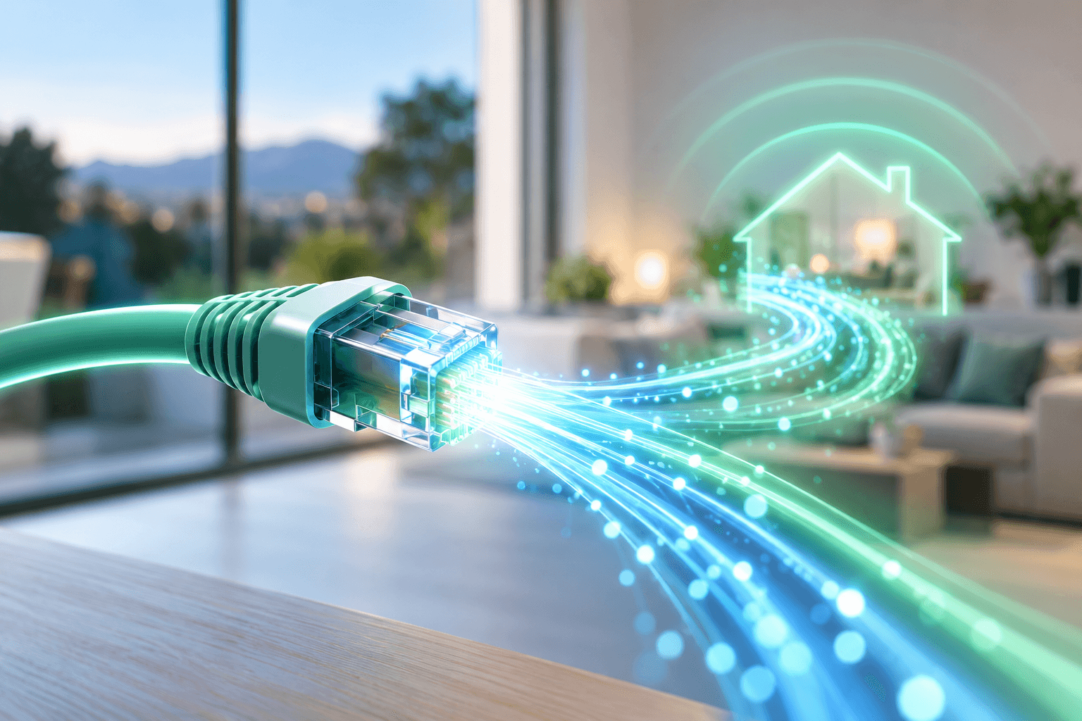 Connexió de fibra a la llar